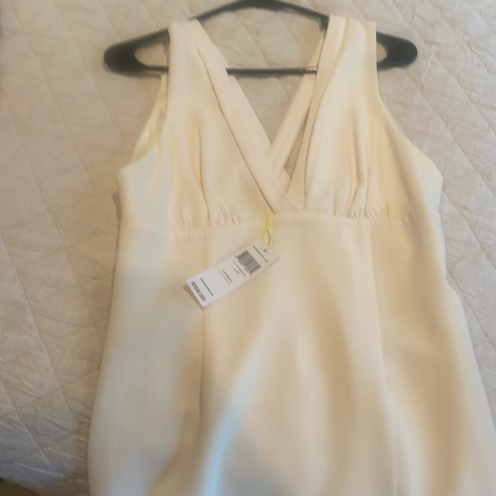 Cream bcbg dress
